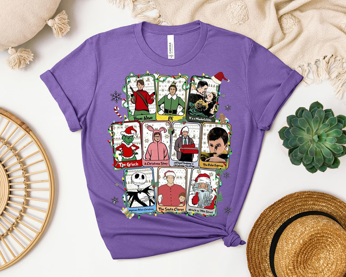 Christmas Movies Tarot Graphic Tee
