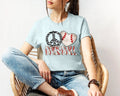 Peace Love Baseball Graphic Tee