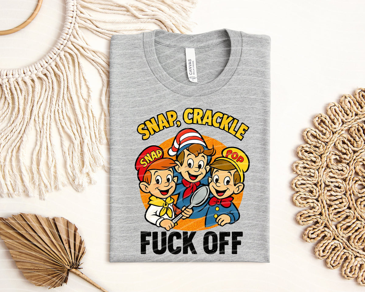 Snap Crackle F*** Off Graphic Tee