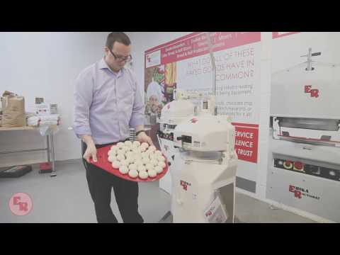 Erika Record Baking Equipment ER-11/30-A Automatic 36-Part Dough Divider/Rounder, 1-4 oz., 6,500-10,800 Pieces/Hour
