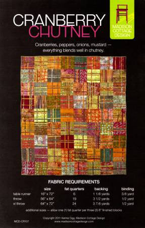Cranberry Chutney Quilt Pattern