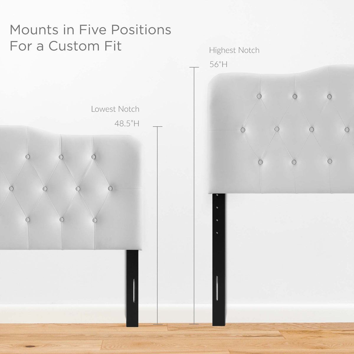 Annabel Upholstered Vinyl King Headboard by Modway