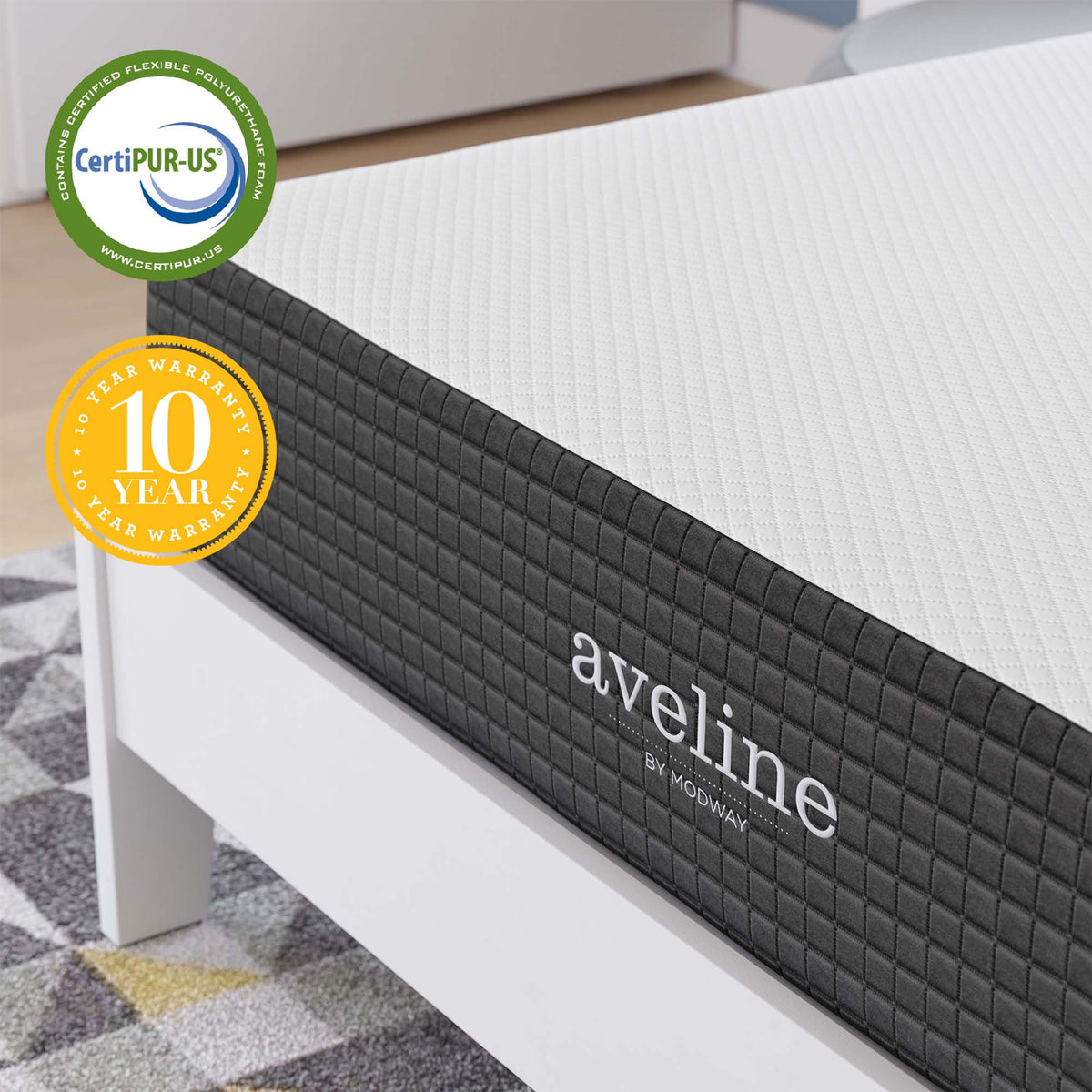 Aveline 10" Full Mattress by Modway