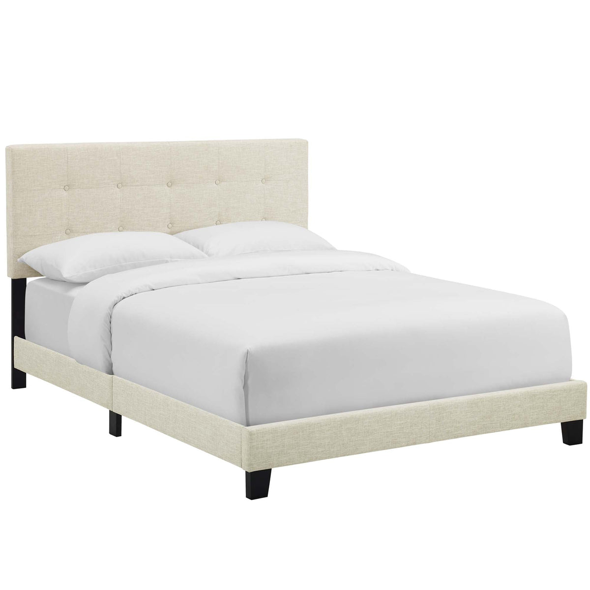 Amira Upholstered Fabric King Bed by Modway