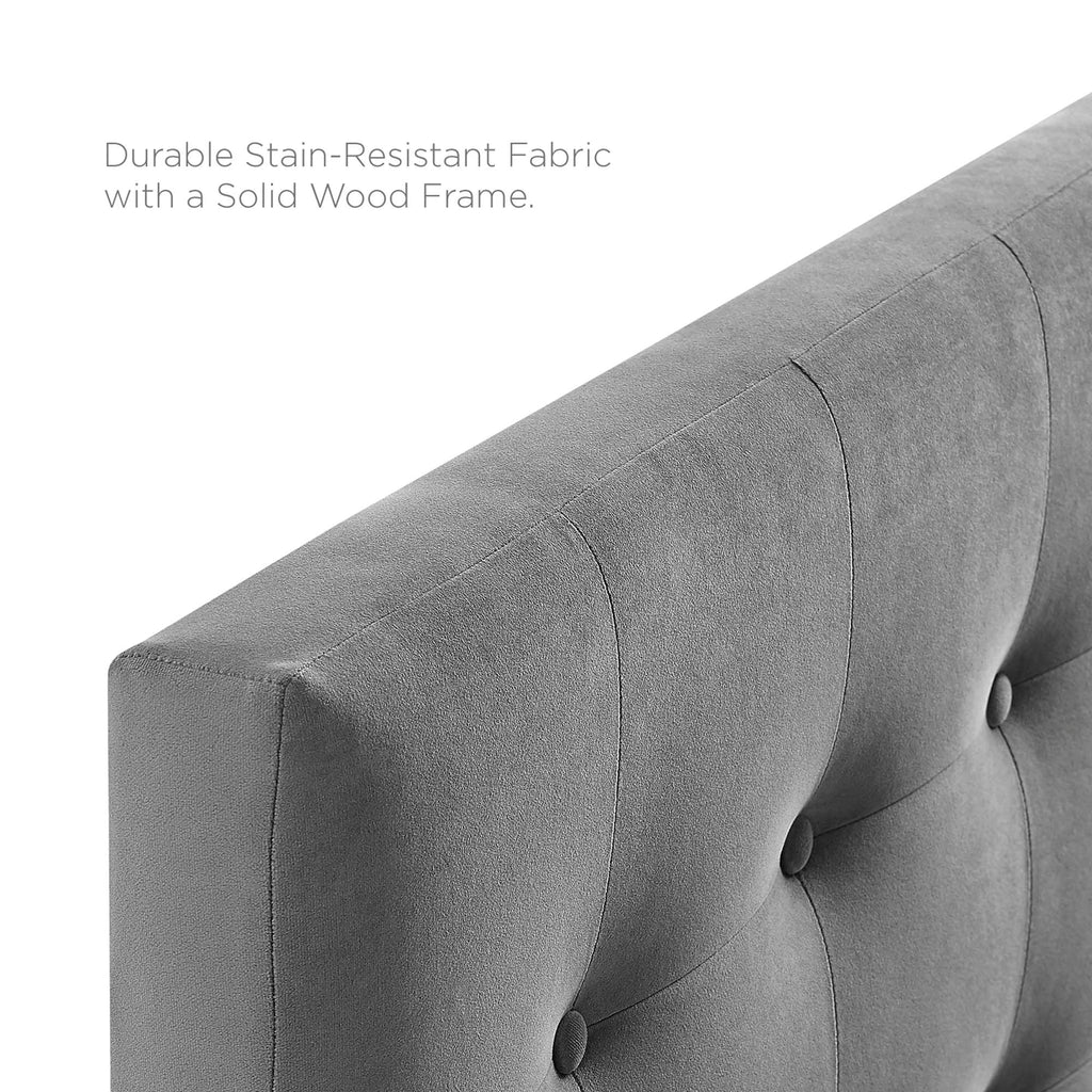 Emily Biscuit Tufted Performance Velvet King Headboard by Modway