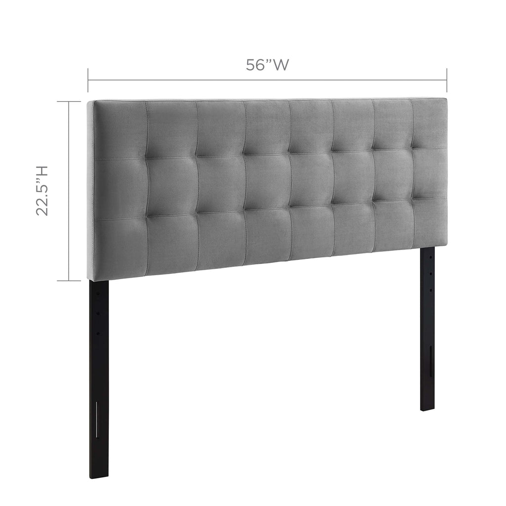 Lily Biscuit Tufted Performance Velvet Full Headboard by Modway