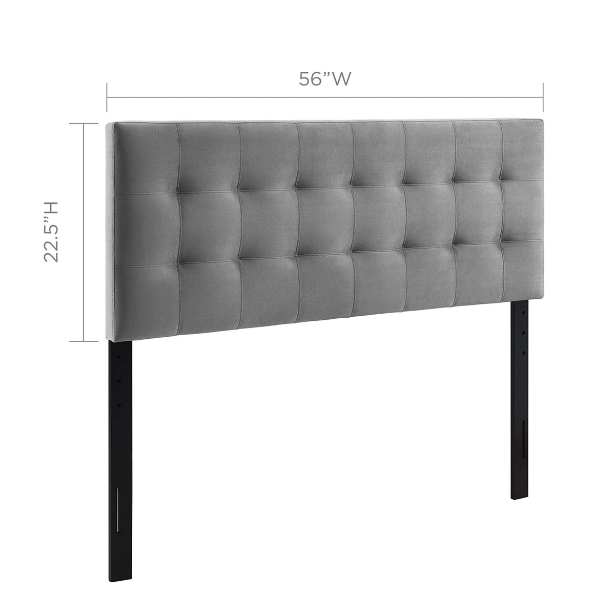 Lily Biscuit Tufted Performance Velvet Full Headboard by Modway