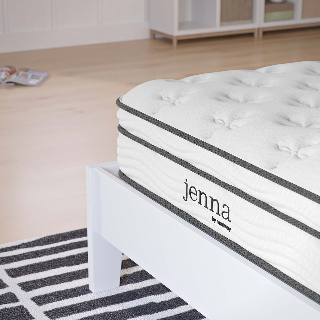 Jenna 8" Innerspring and Foam Narrow Twin Mattress by Modway