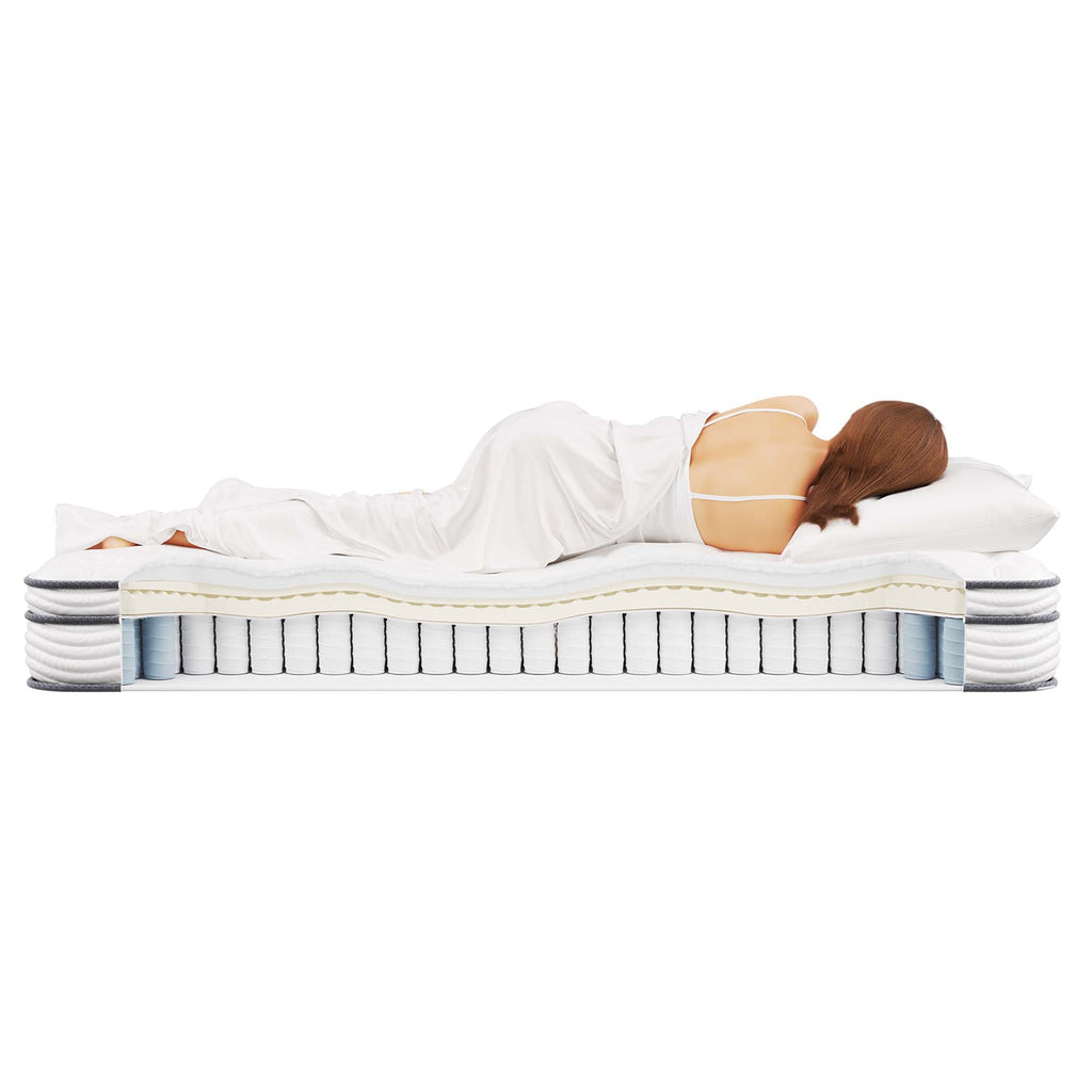 Jenna 8" Innerspring and Foam Narrow Twin Mattress by Modway