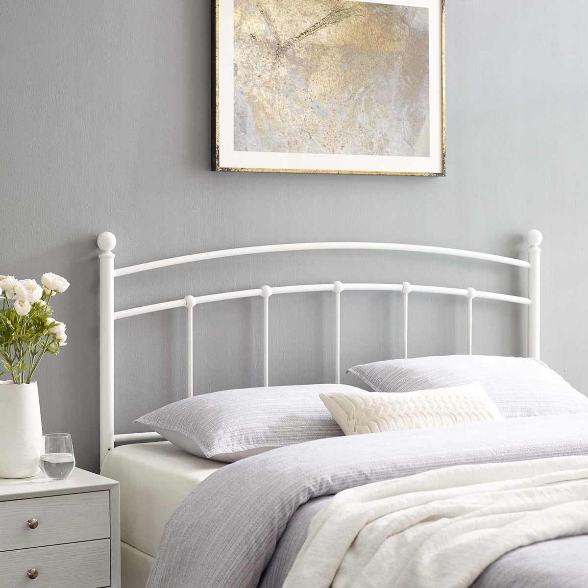 Abigail Metal Queen Headboard by Modway