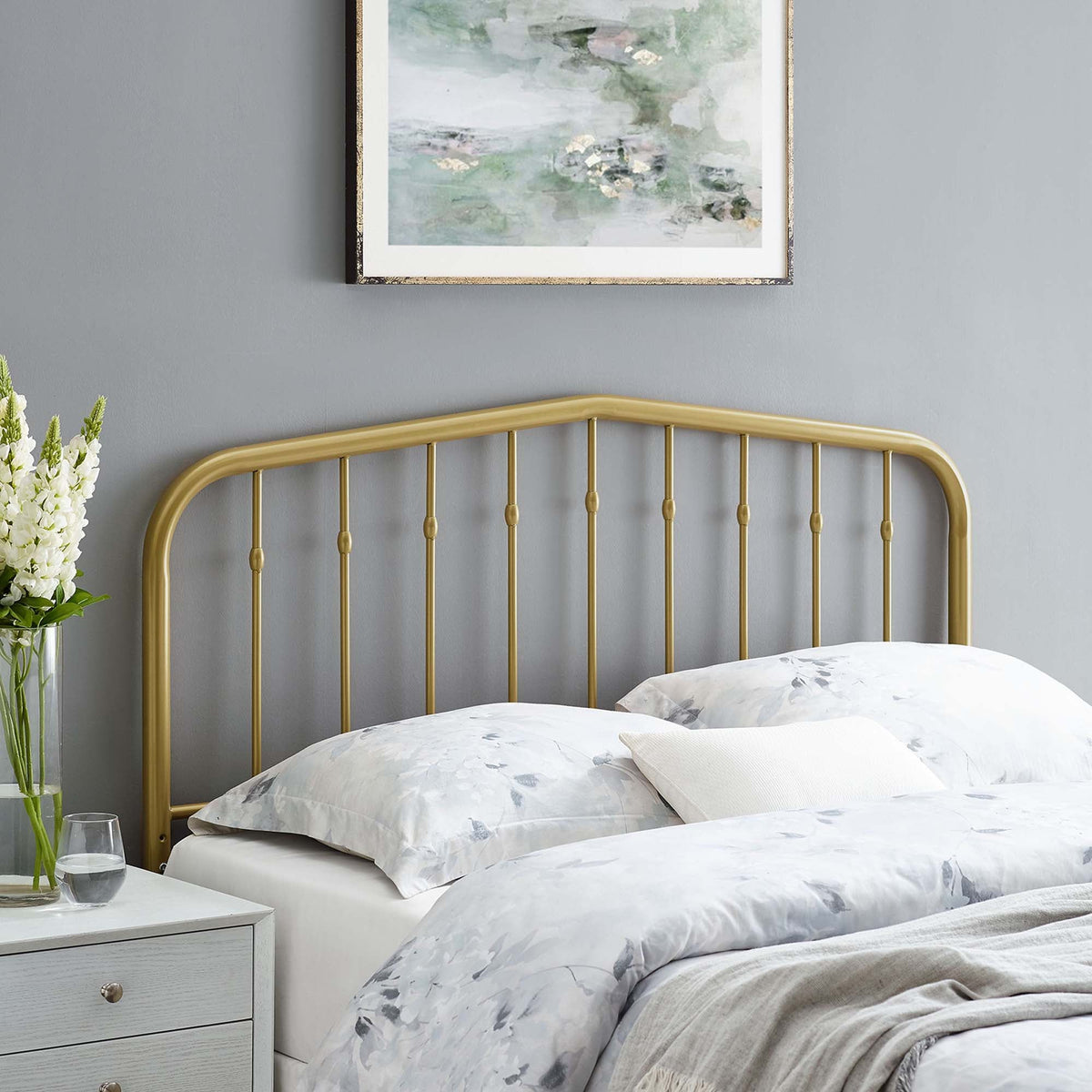 Lennon Metal Twin Headboard by Modway