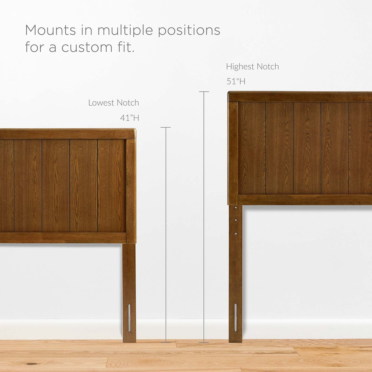 Robbie Wood King Headboard by Modway