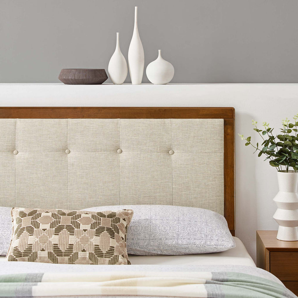 Draper Tufted Fabric and Wood Full Headboard by Modway