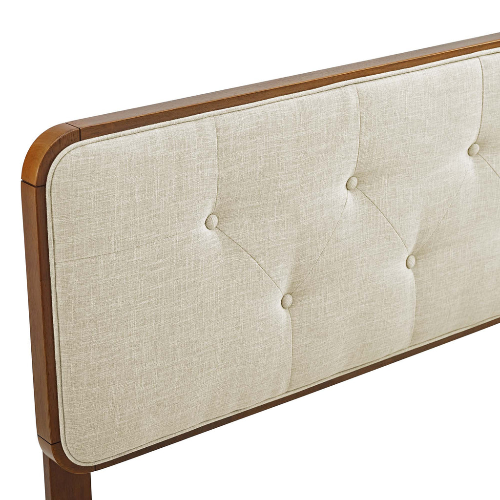 Collins Tufted Fabric and Wood Twin Headboard by Modway