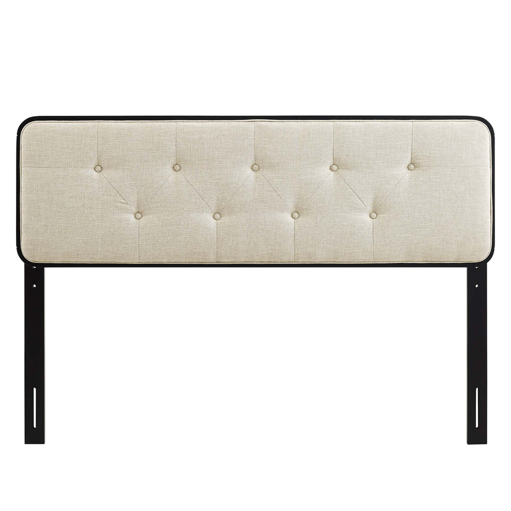 Collins Tufted Fabric and Wood Twin Headboard by Modway