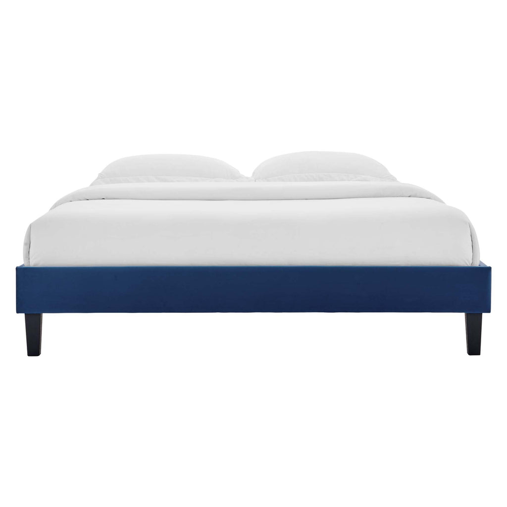 Reign Performance Velvet King Platform Bed Frame by Modway