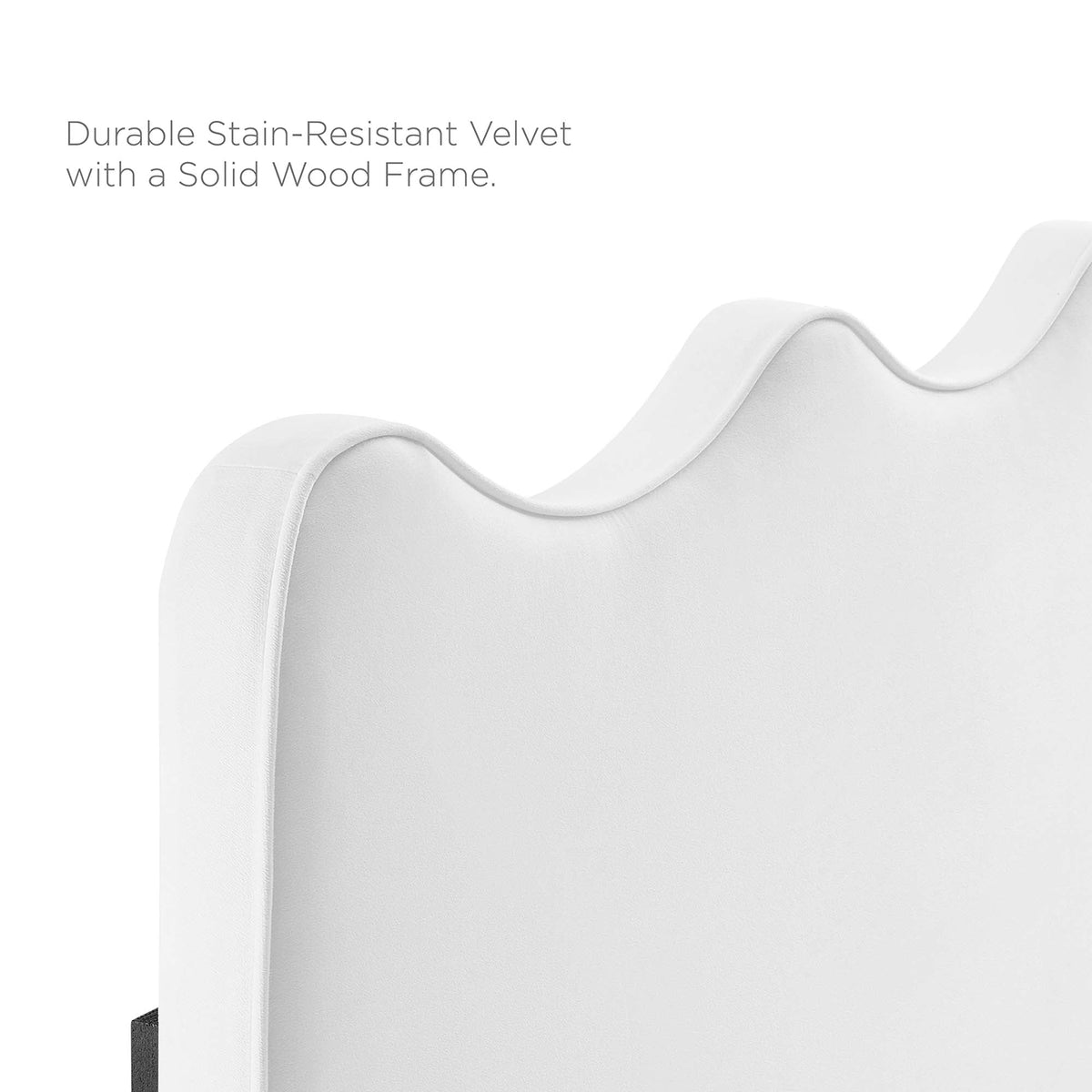 Current Performance Velvet Queen Platform Bed by Modway - Dusty Rose / White