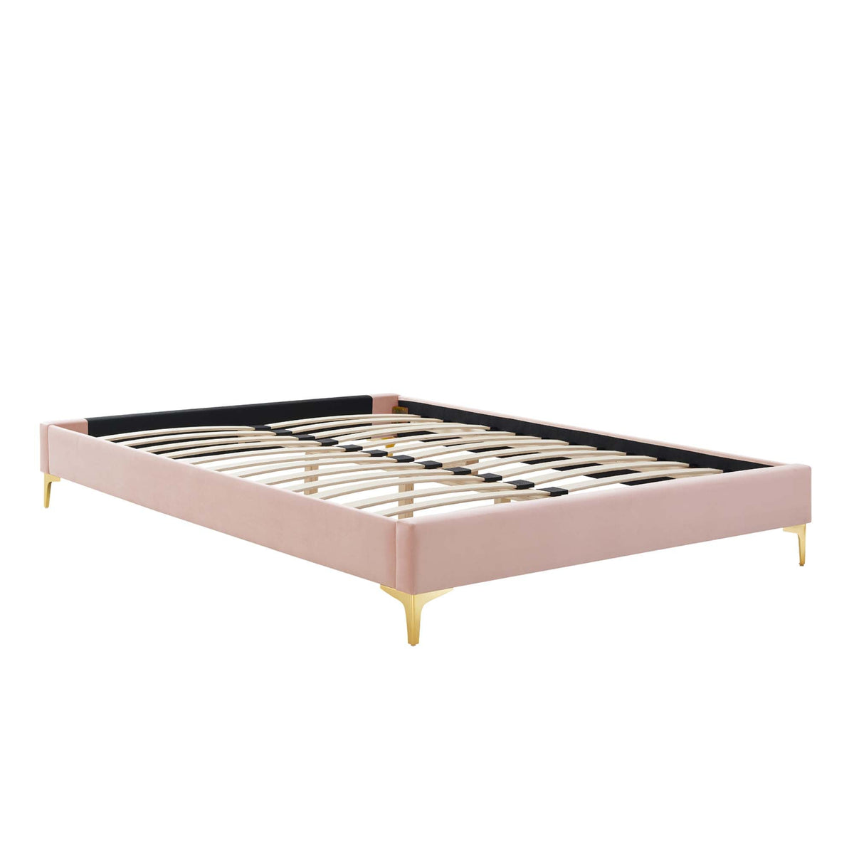 Amber Performance Velvet Queen Platform Bed by Modway - MOD-6775