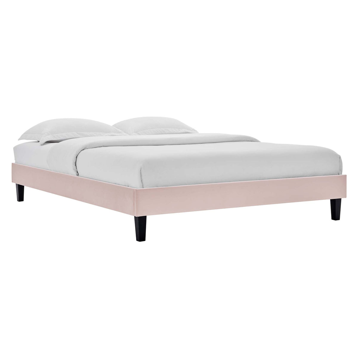 Amber Performance Velvet Queen Platform Bed by Modway - MOD-6777