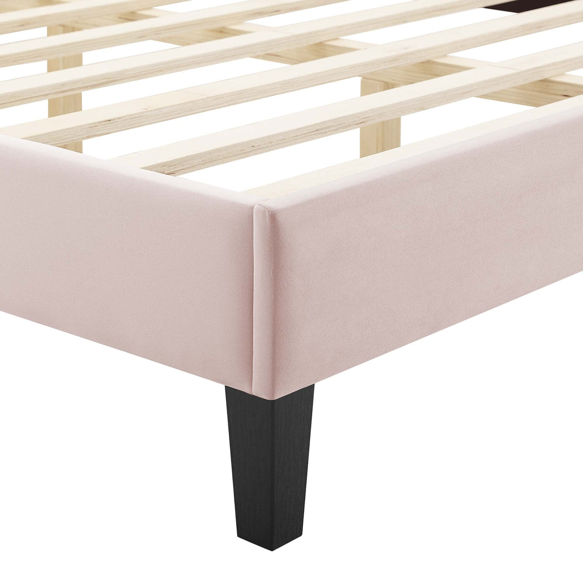 Amber Performance Velvet Queen Platform Bed by Modway - MOD-6777