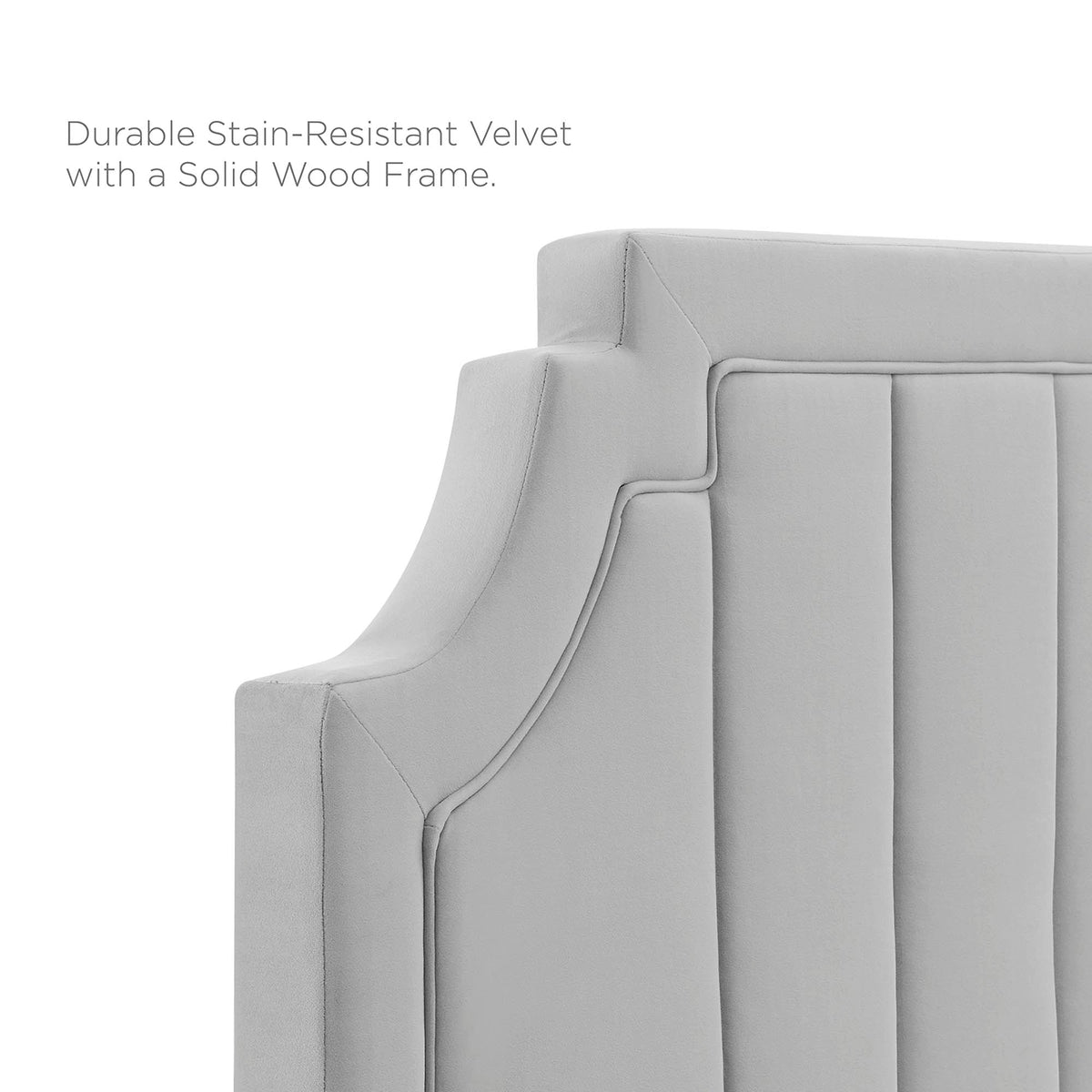 Sienna Performance Velvet Full Platform Bed by Modway - MOD-6914