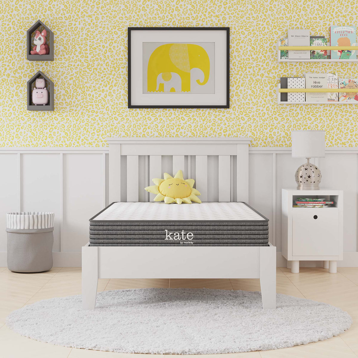 Kate 6" Narrow Twin Mattress by Modway