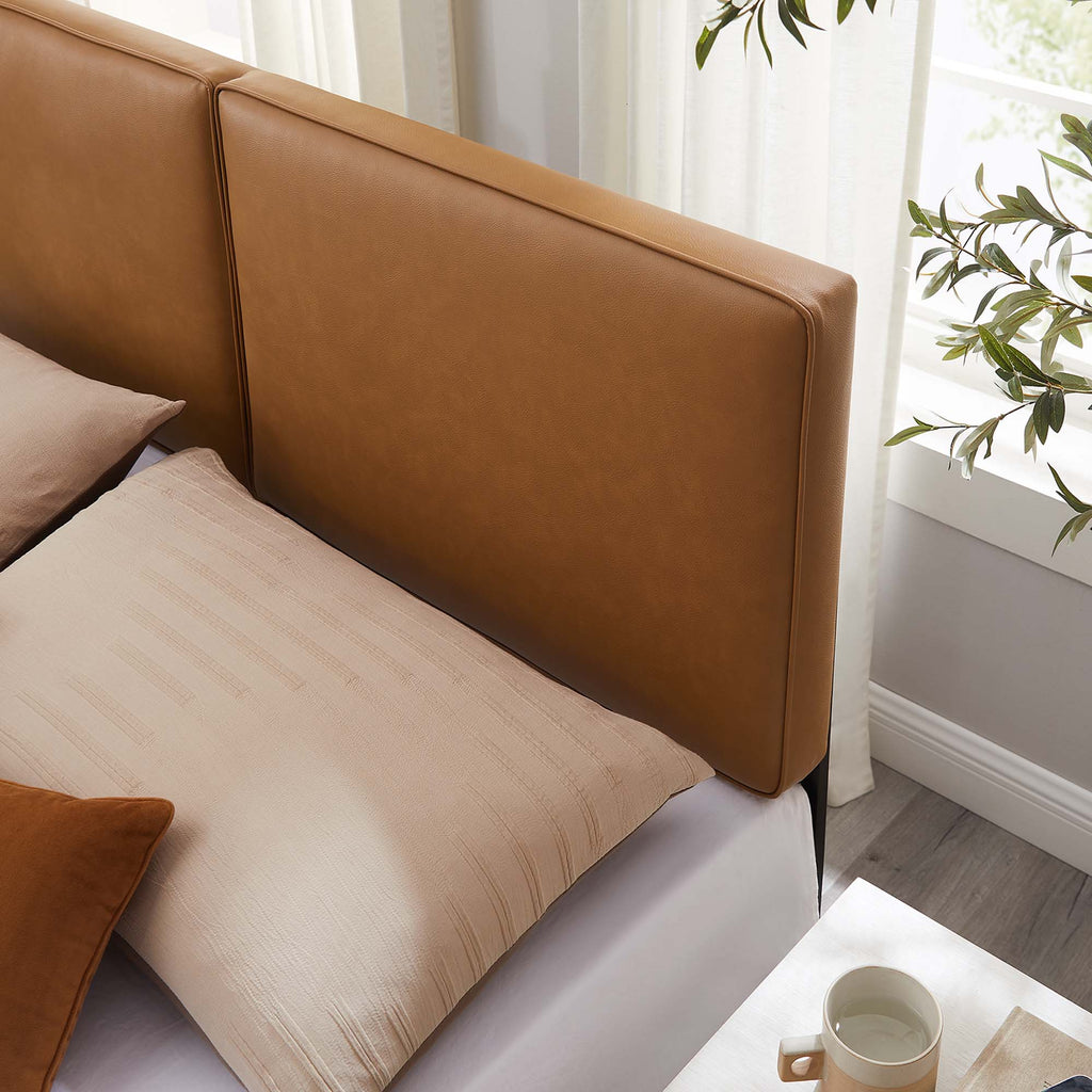 Lindee Vegan Leather Full Headboard by Modway