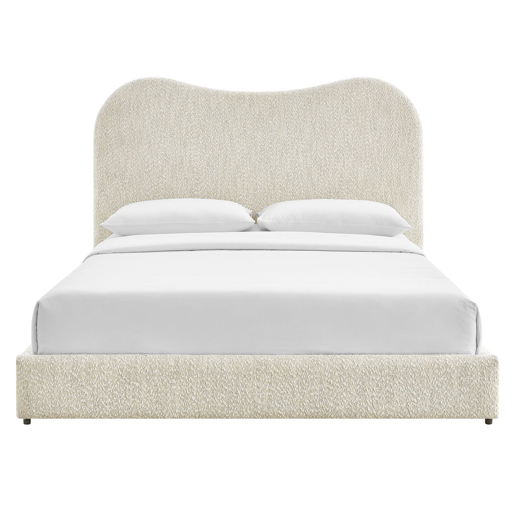 Seluna Boucle Queen Platform Bed by Modway