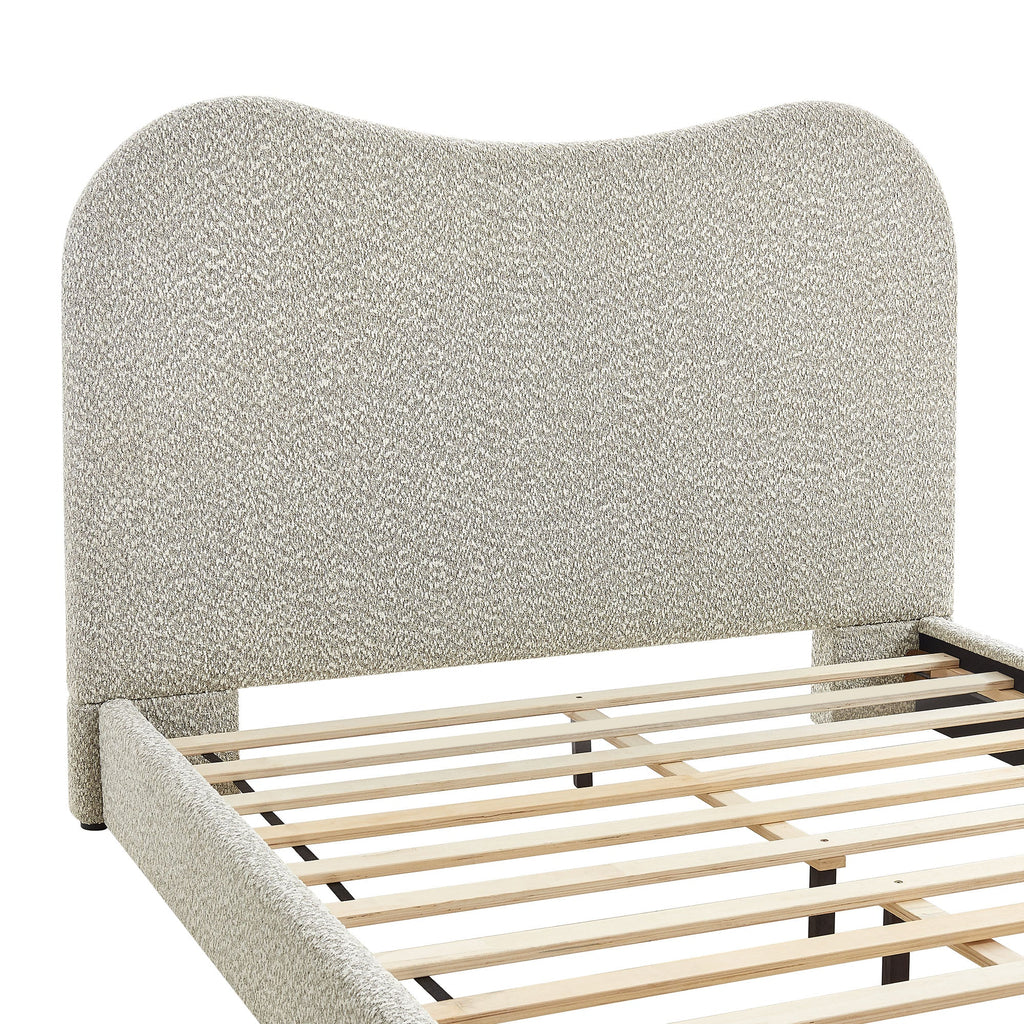 Seluna Boucle Queen Platform Bed by Modway