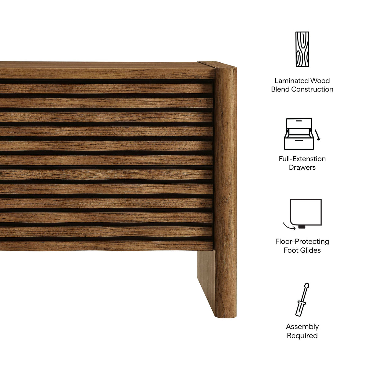 Emric Wave Nightstand by Modway