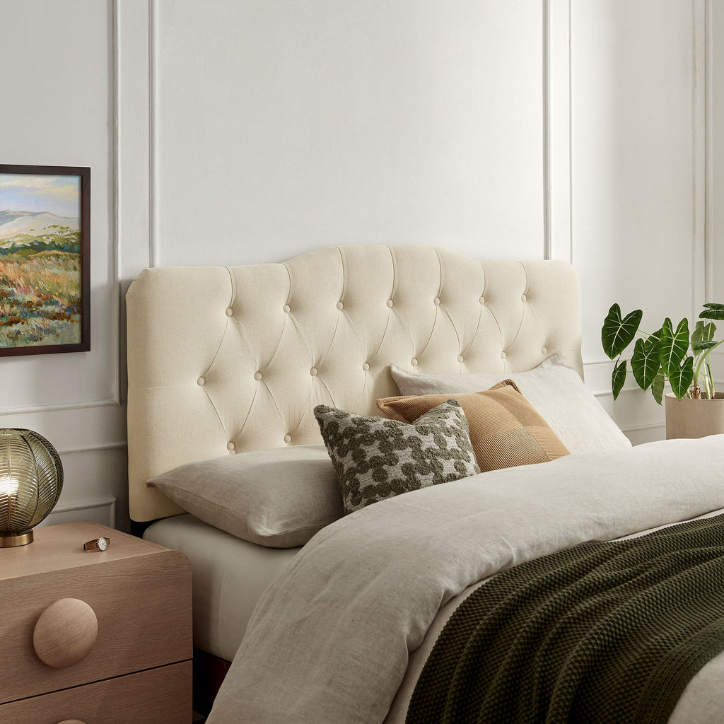 Annabel Premium Linen Blend Queen Headboard by Modway