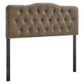 Annabel Vegan Leather King Headboard by Modway