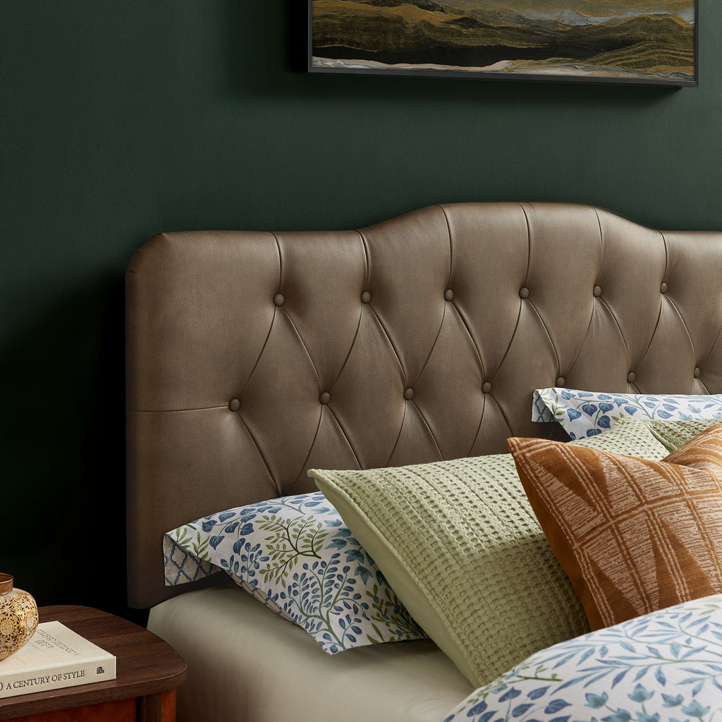 Annabel Vegan Leather King Headboard by Modway