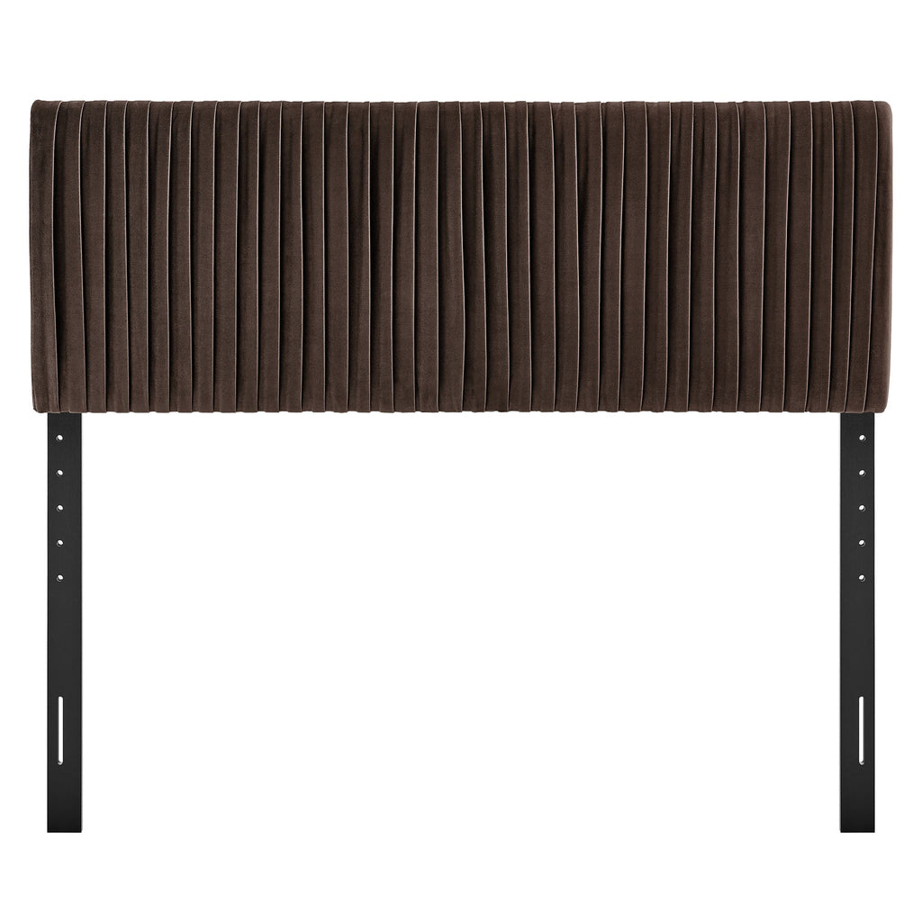 Eloise Stain-Resistant Performance Velvet King Headboard by Modway