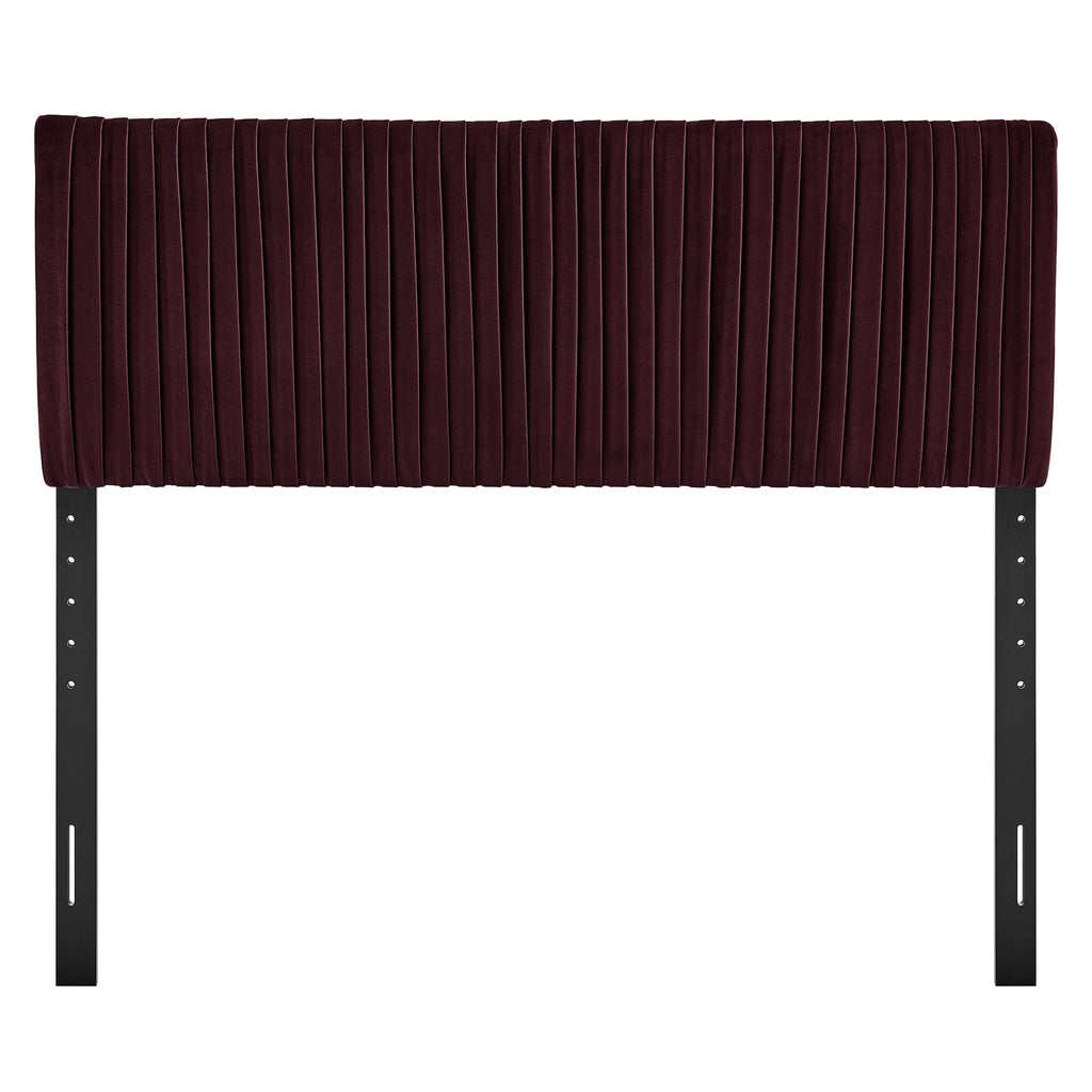 Eloise Stain-Resistant Performance Velvet King Headboard by Modway