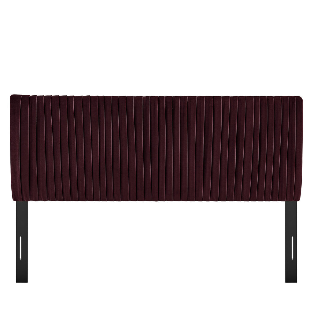 Eloise Stain-Resistant Performance Velvet King Headboard by Modway