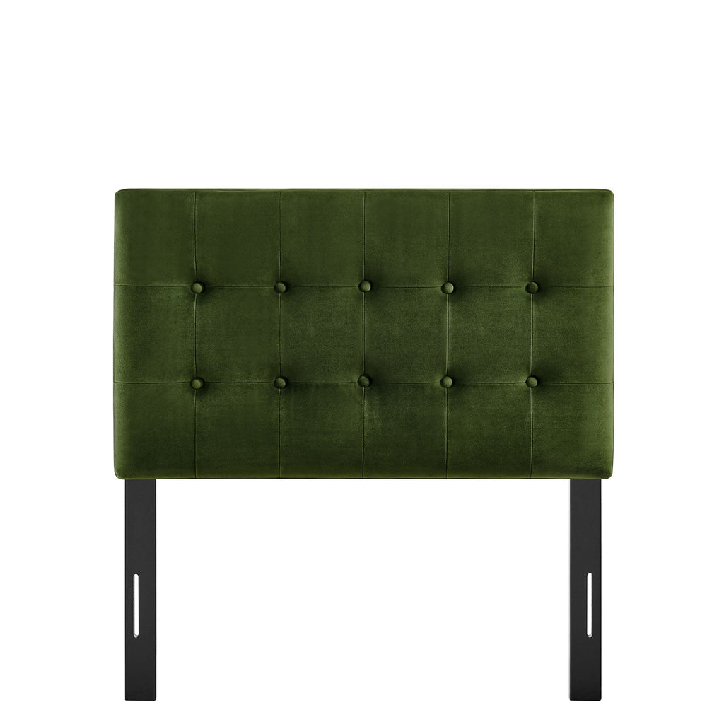 Emily Stain-Resistant Performance Velvet Twin Size Headboard by Modway