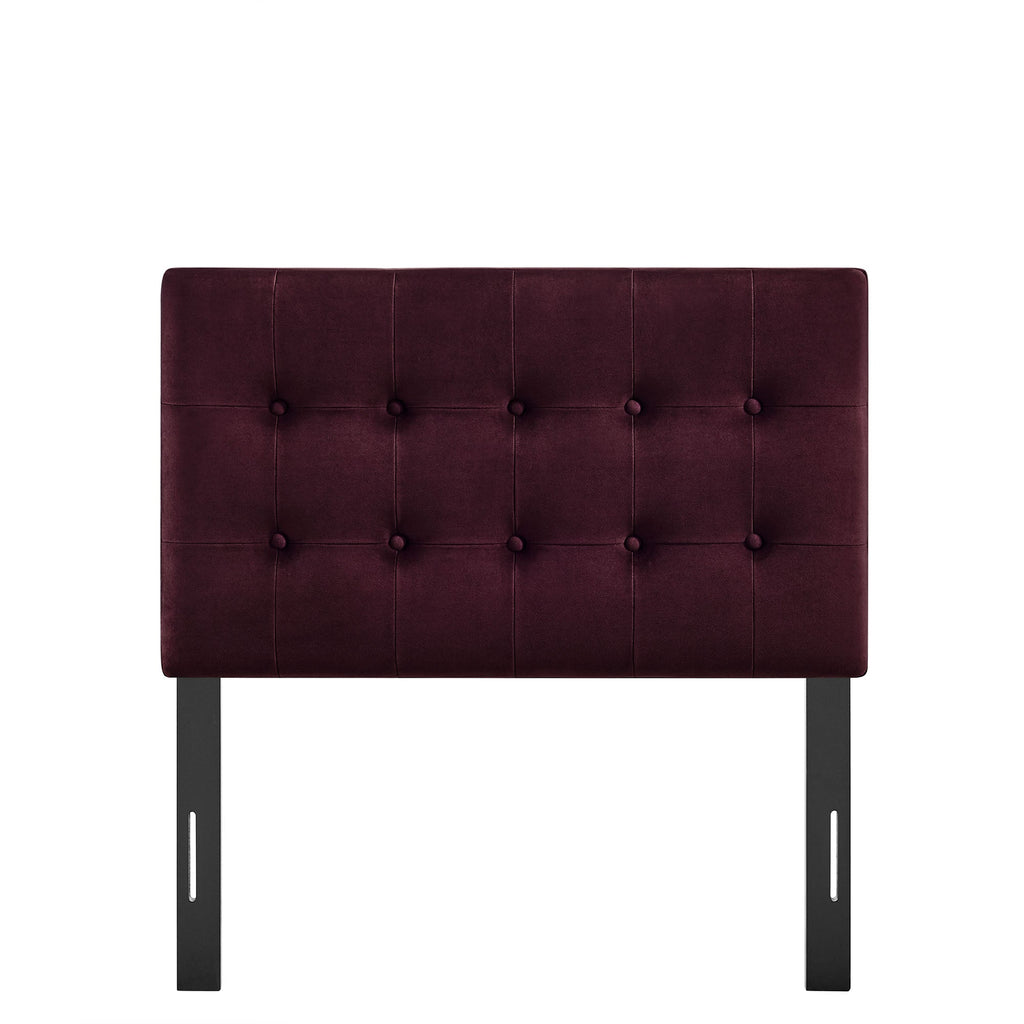Emily Stain-Resistant Performance Velvet Twin Size Headboard by Modway