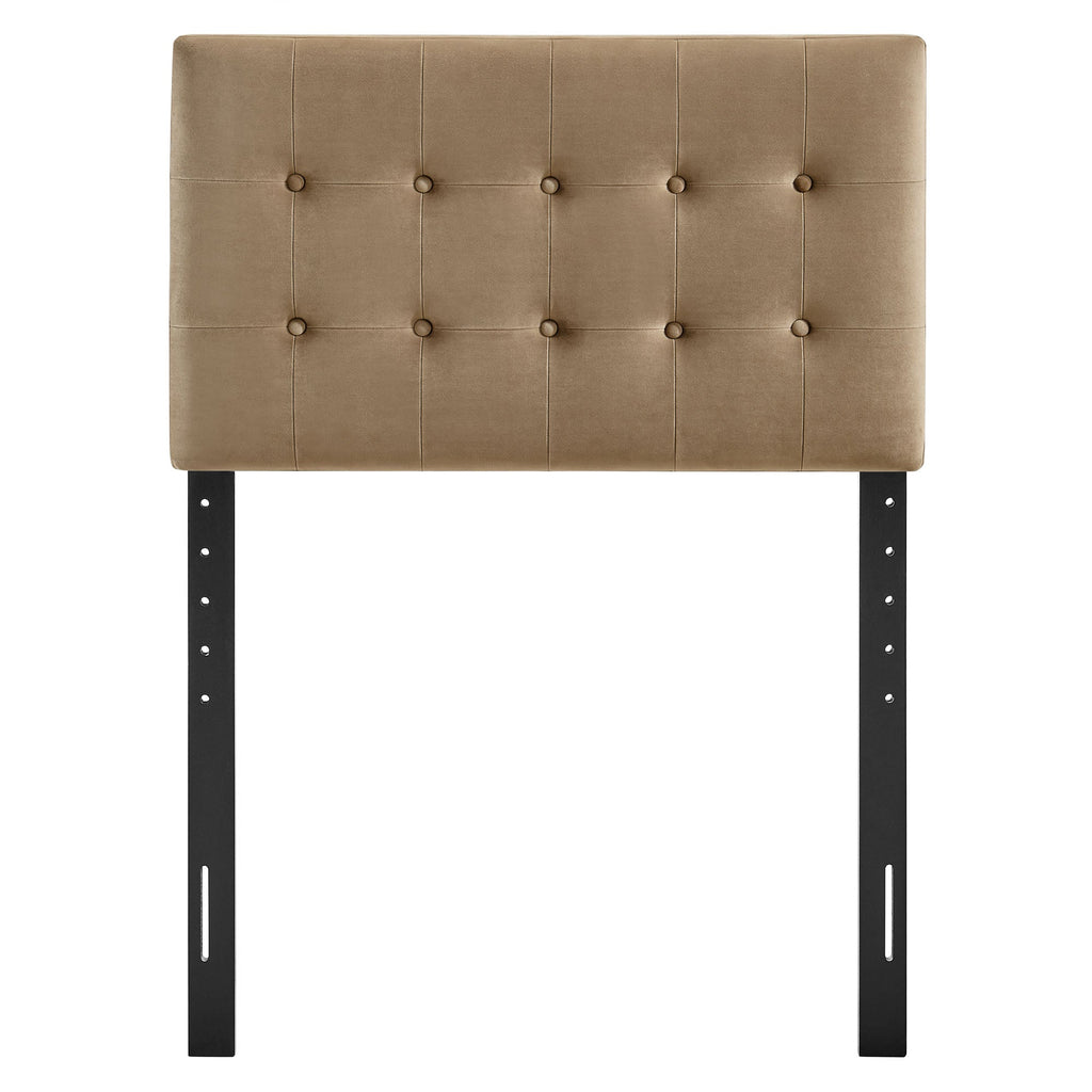Emily Stain-Resistant Performance Velvet Twin Size Headboard by Modway