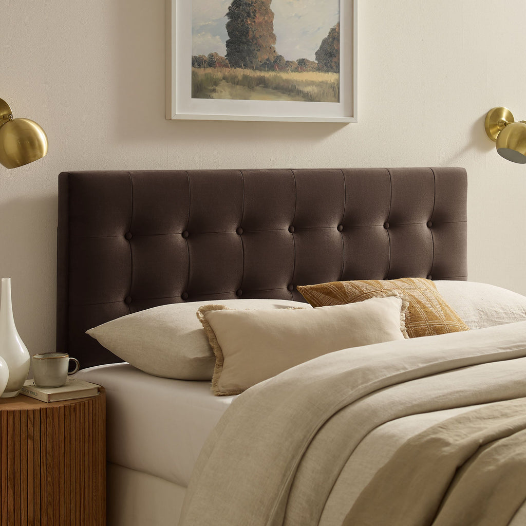 Emily Stain-Resistant Performance Velvet Twin Size Headboard by Modway
