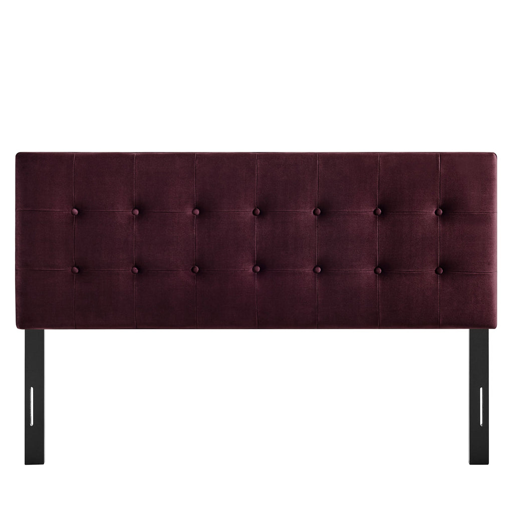 Emily Stain-Resistant Performance Velvet Full Size Headboard by Modway