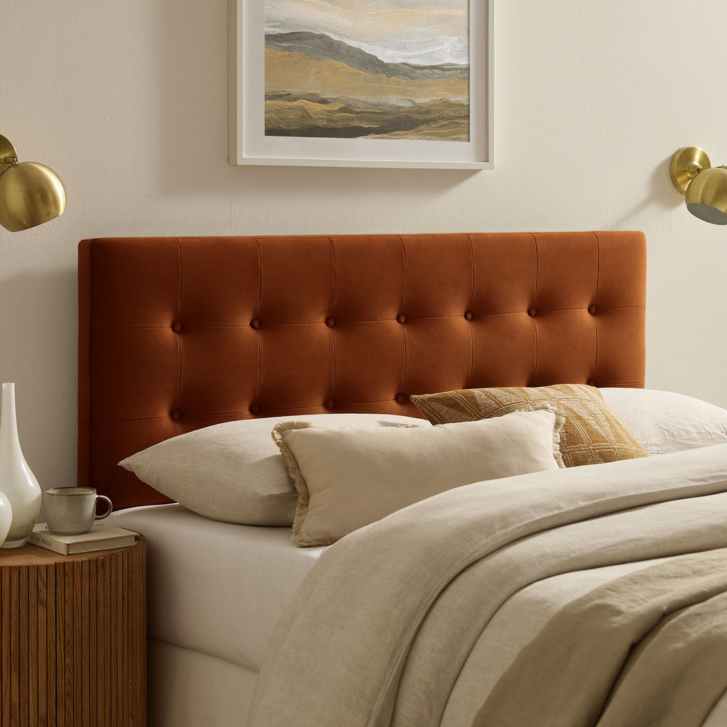 Emily Stain-Resistant Performance Velvet Twin Size Headboard by Modway