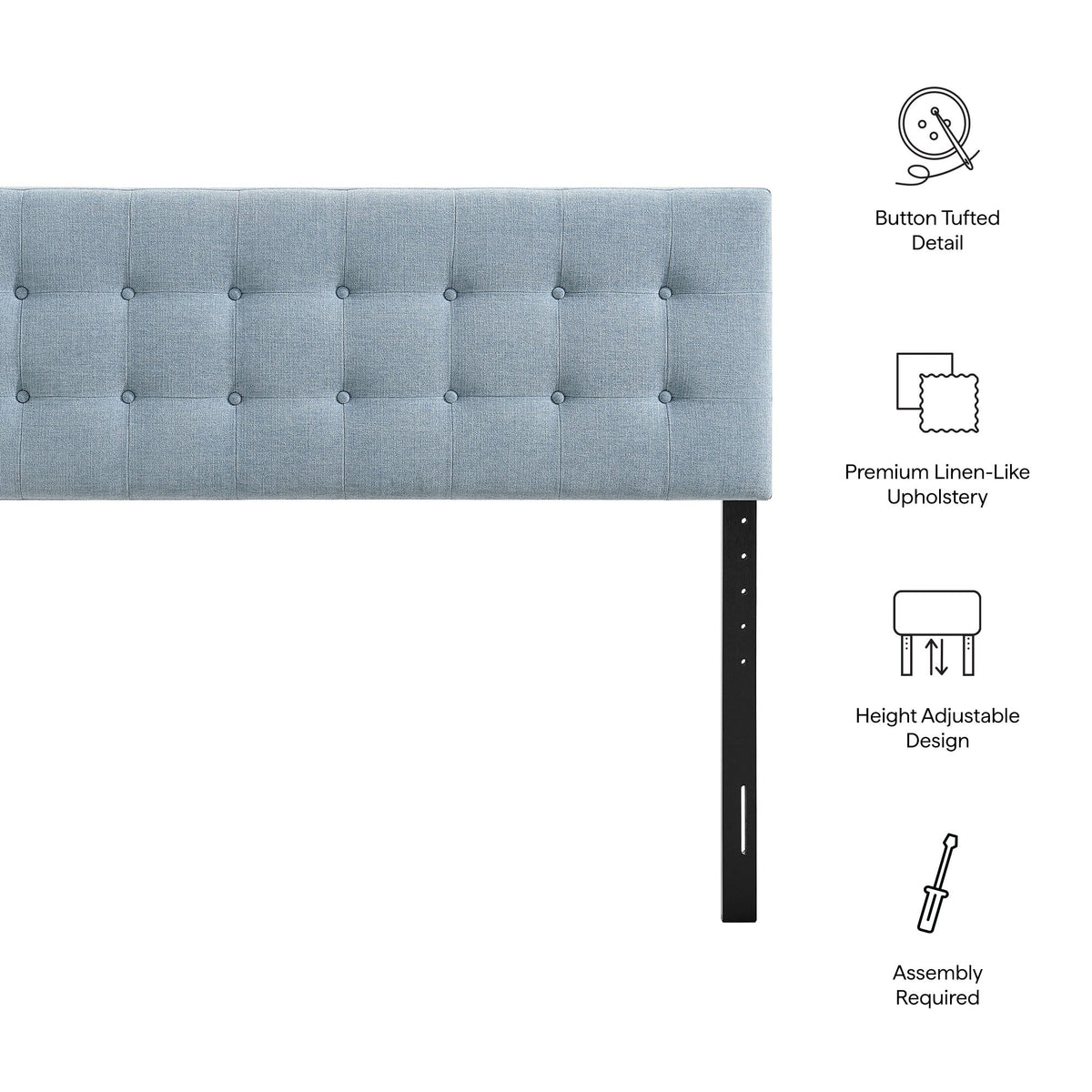 Emily Fabric Upholstered Full Size Headboard by Modway