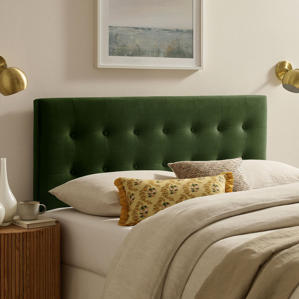Emily Stain-Resistant Performance Velvet Twin Size Headboard by Modway