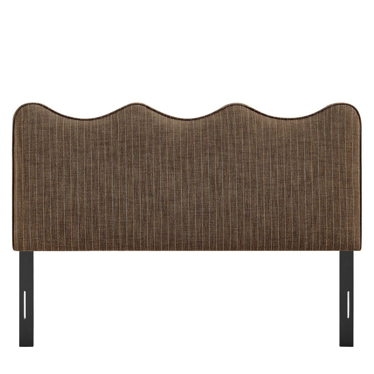 Athena Striped Fabric Upholstered Full Size Headboard by Modway