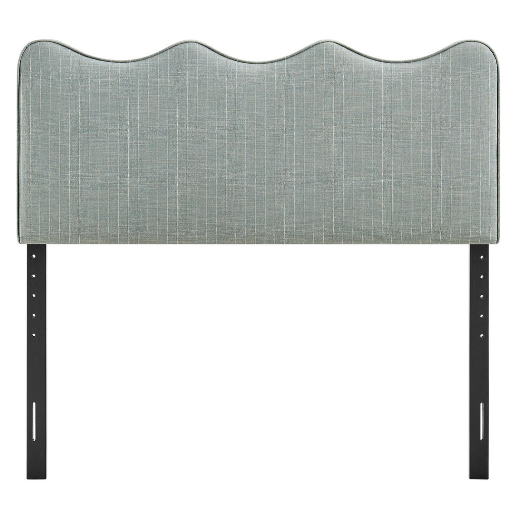Athena Striped Fabric Upholstered Full Size Headboard by Modway