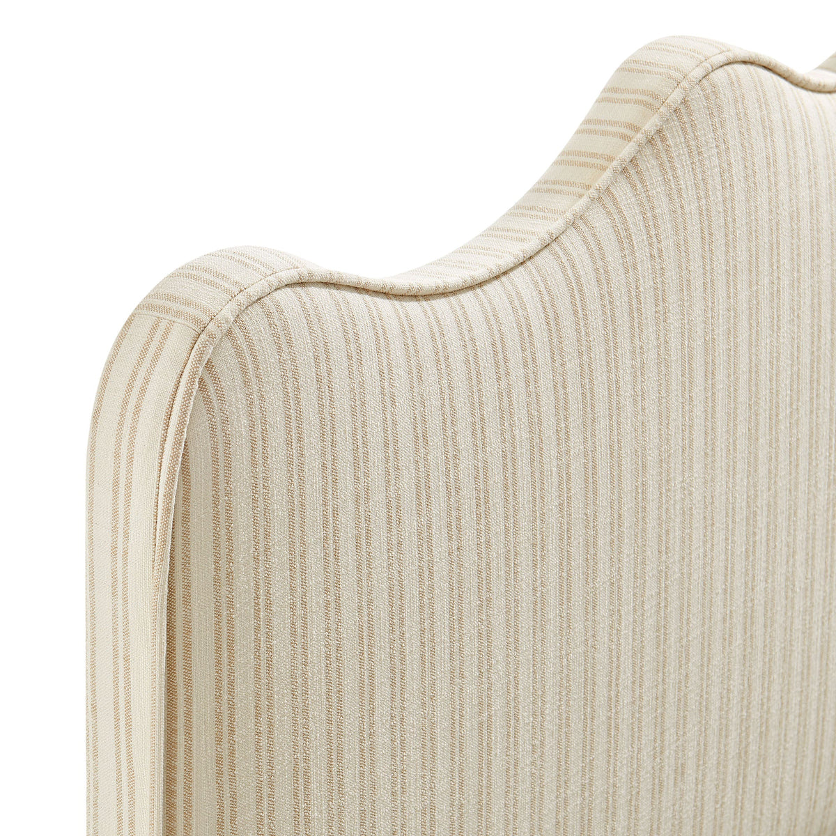 Athena Striped Fabric Upholstered King Size Headboard by Modway