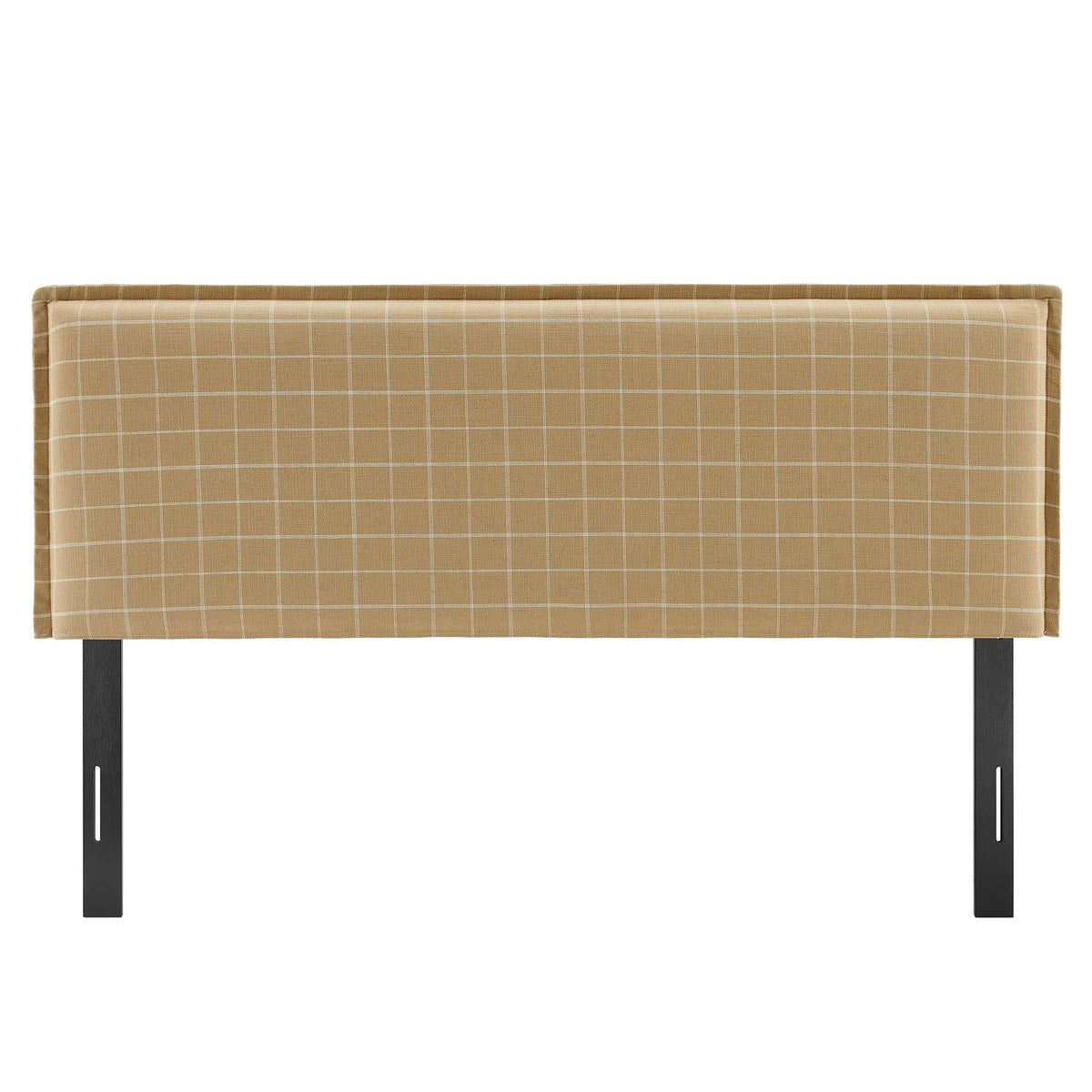 Camille Checkered Linen Blend Full Size Headboard by Modway