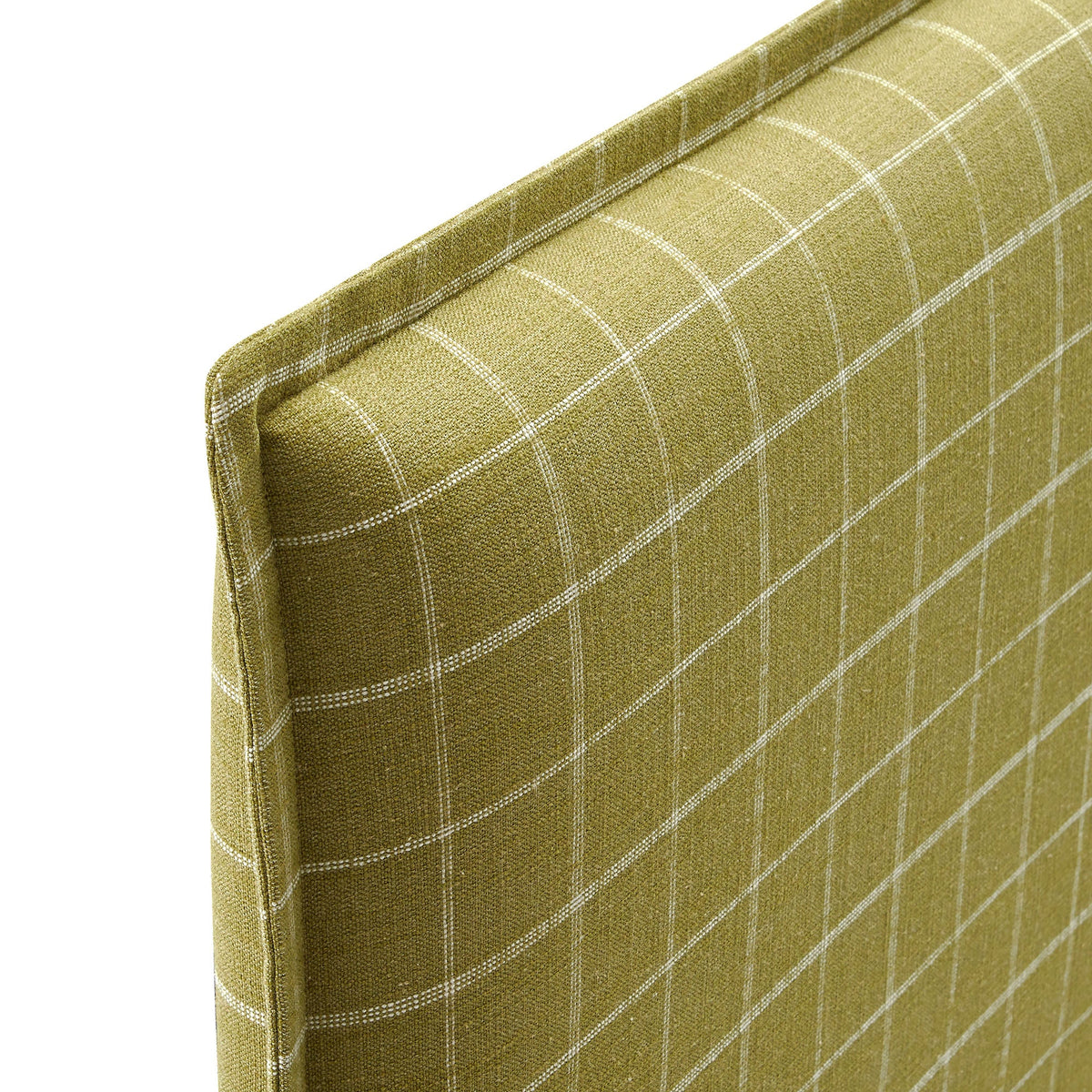 Camille Checkered Linen Blend Queen Size Headboard by Modway