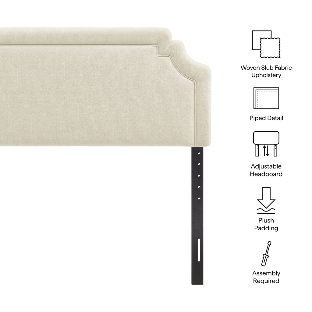 Magnolia Upholstered Fabric Queen Size Headboard by Modway